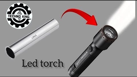 🔦 Make a Torch Light at Home Easily | DIY Electronics Project