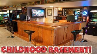 MY CHILDHOOD BASEMENT TOUR!