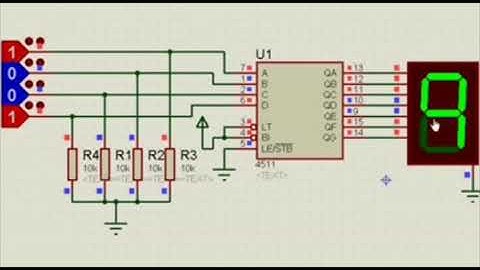 seven segment display decoder | binary coded decimal to 7 segment | digital circuit
