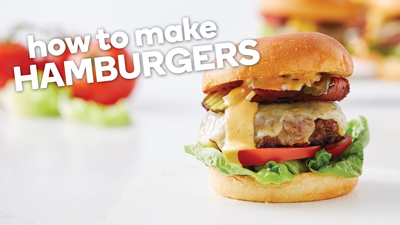 How to make hamburgers - YouTube
