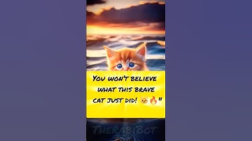 Brave Cat’s Shocking Rescue! 🐱🔥