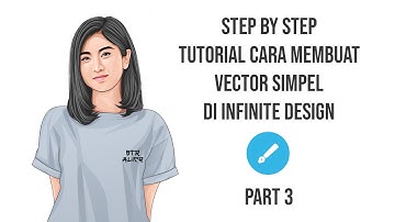 Tutorial cara membuat vector di hp android simpel (part3) wajah dan baju #infinite design #vector