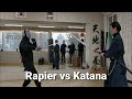 Rapier vs Katana; speed 4/5; 레이피어 vs 카타나