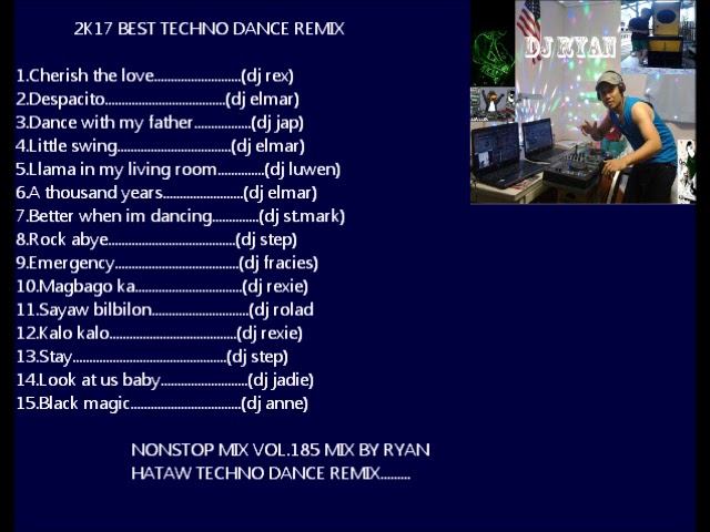 NONSTOP MIX VOL 185 MIX BY DJ RYANTECHNO HATAW REMIX class=