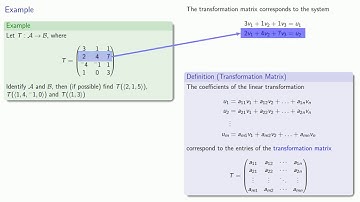 Linear Transformations, Part 2