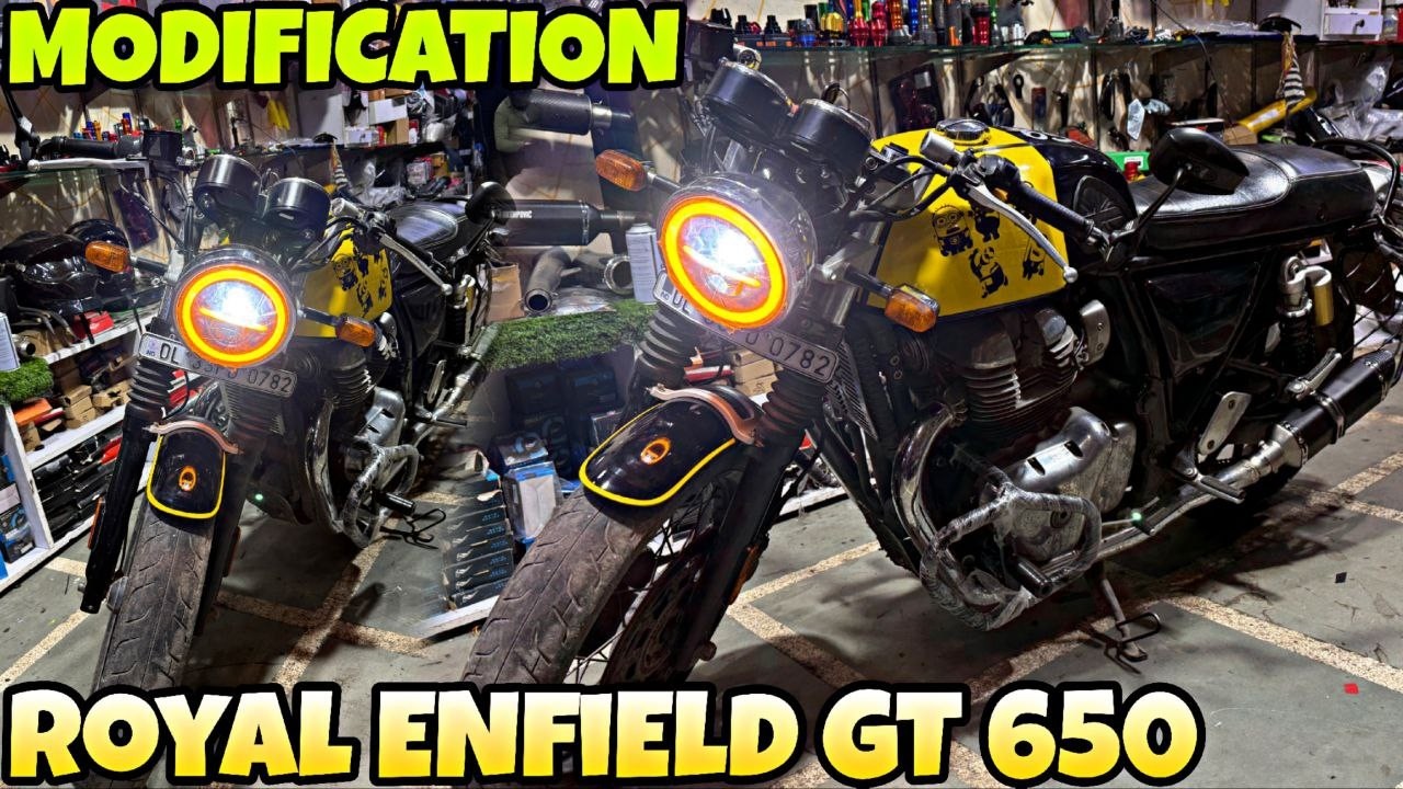 Royal Enfield GT 650 ko bana dia Bilkul Unique | Completely Looks ...