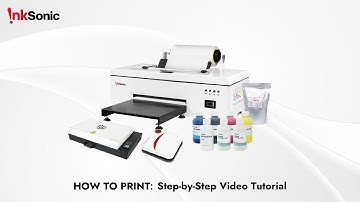 How to Print: Step-by-Step Video Tutorial for R1390/L1800 DTF Printer - 8.9 Update Version Release