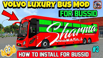How to Add Volvo Sleeper 9600 Bus Mod For Bussid | Volvo sleeper Bus Mod in Bus Simulator Indonesia