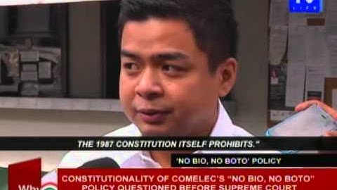 Constitutionality of COMELEC’s “No Bio, No Boto” policy questioned before Supreme Court