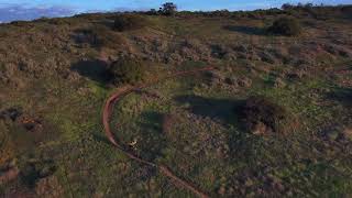 Drone Orbit: Mountain Biking @ Transcounty Trail 28 #skydio2 #eMTB