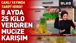 3 Ayda 25 Kilo Verdiren Diyet! Formülü Verdi | Yeşil Elma... Limon... Nane ve Soda...