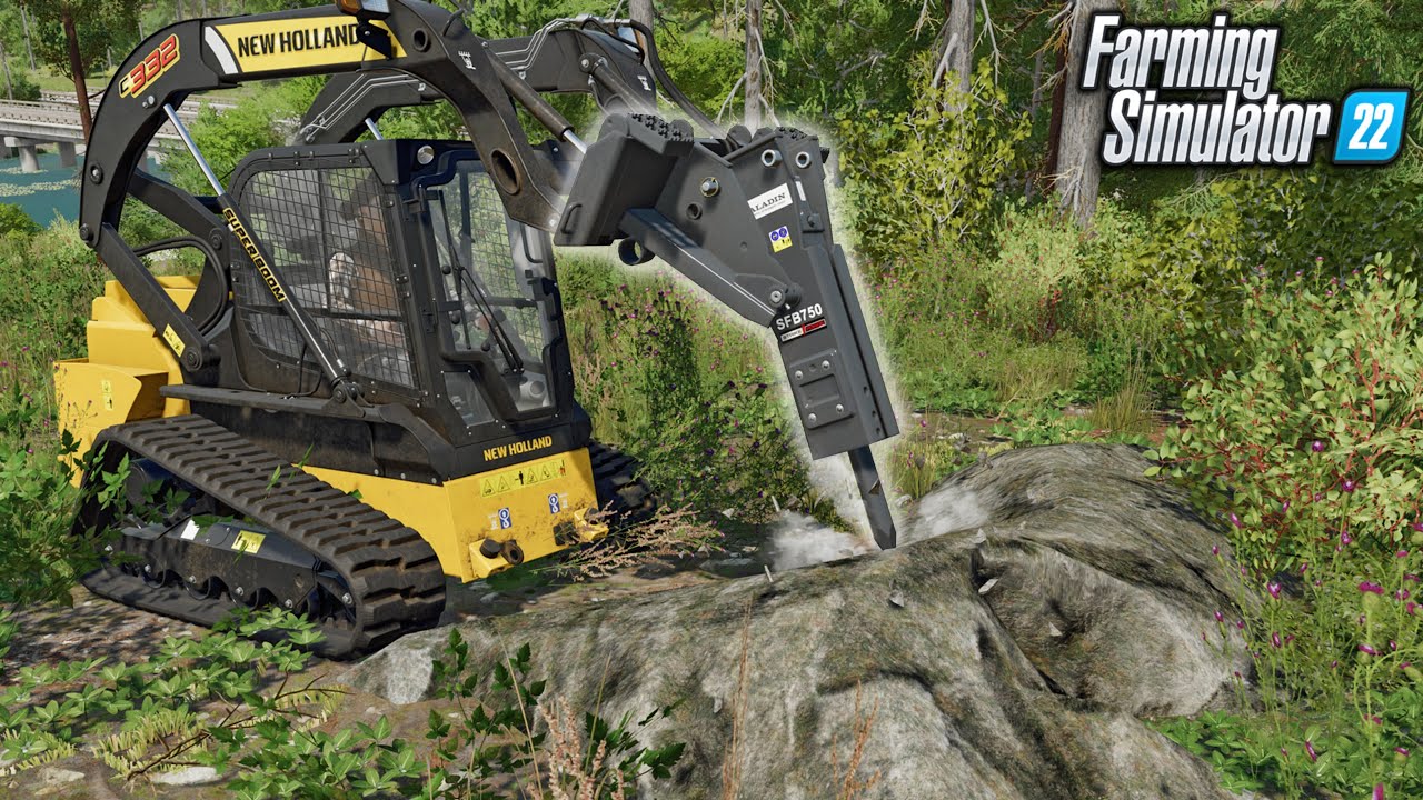 Rock Crushing In Farm Sim 22! (Platinum DLC) YouTube