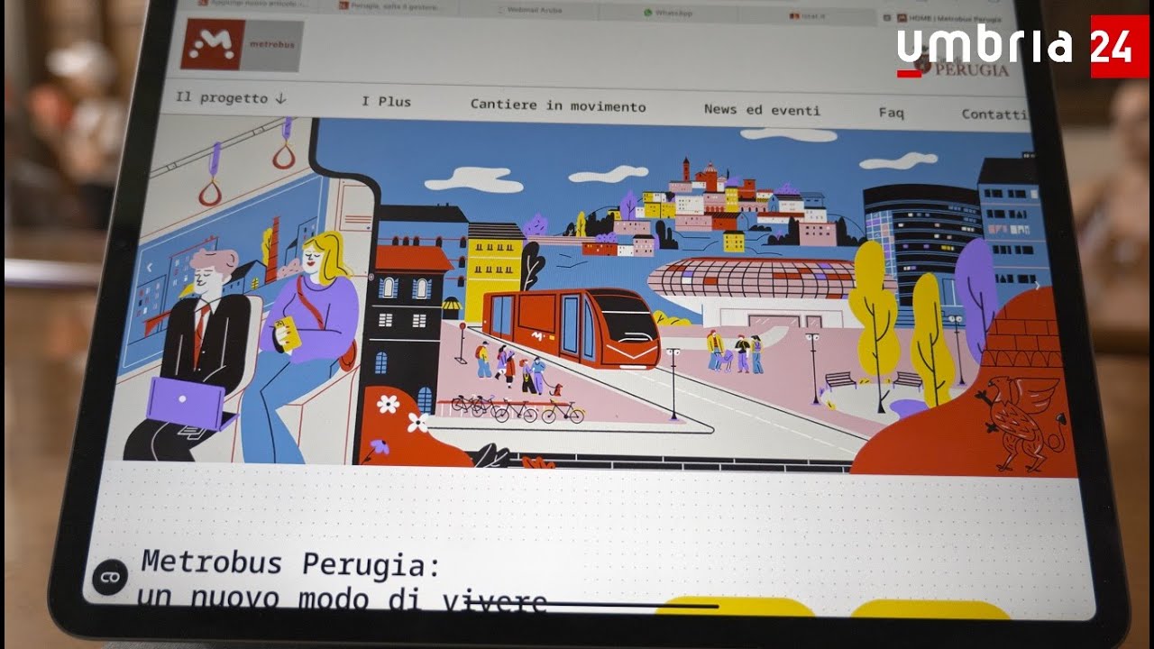 A Perugia arriva il Metrobus: «Cantieri studiati per ridurre al minimo i disagi»