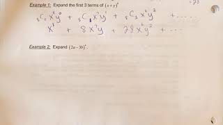Ex 2 binomial theorem