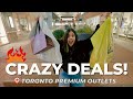 Crazy Shopping Deals| More than 50% OFF Everywhere? | Toronto Premium Outlets| CANADA