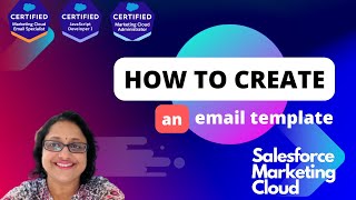 SFMC How to create an email template in Salesforce Marketing Cloud