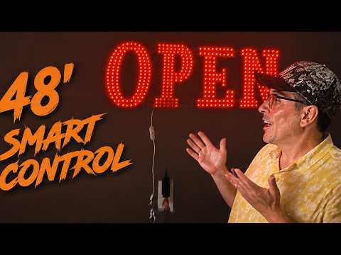 Testing the 48' Smart LED Open Sign: Is It Worth It?