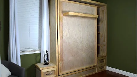 How to make a Murphy bed - Wall bed Hack Without the Hardware Kit