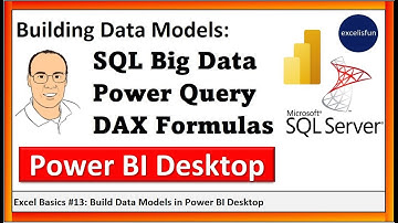 MS 365 Excel Basics #13: Power BI Dashboard from 7 Million Rows of SQL Data and DAX Formulas