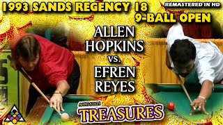 9-BALL: Allen HOPKINS vs Efren REYES - 1993 SANDS REGENCY OPEN 18