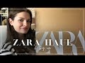 Zara haul  try on  what i bought on the zara sales