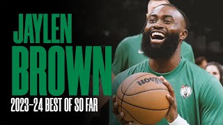 Best Highlights of 2023-24 (so far): Jaylen Brown