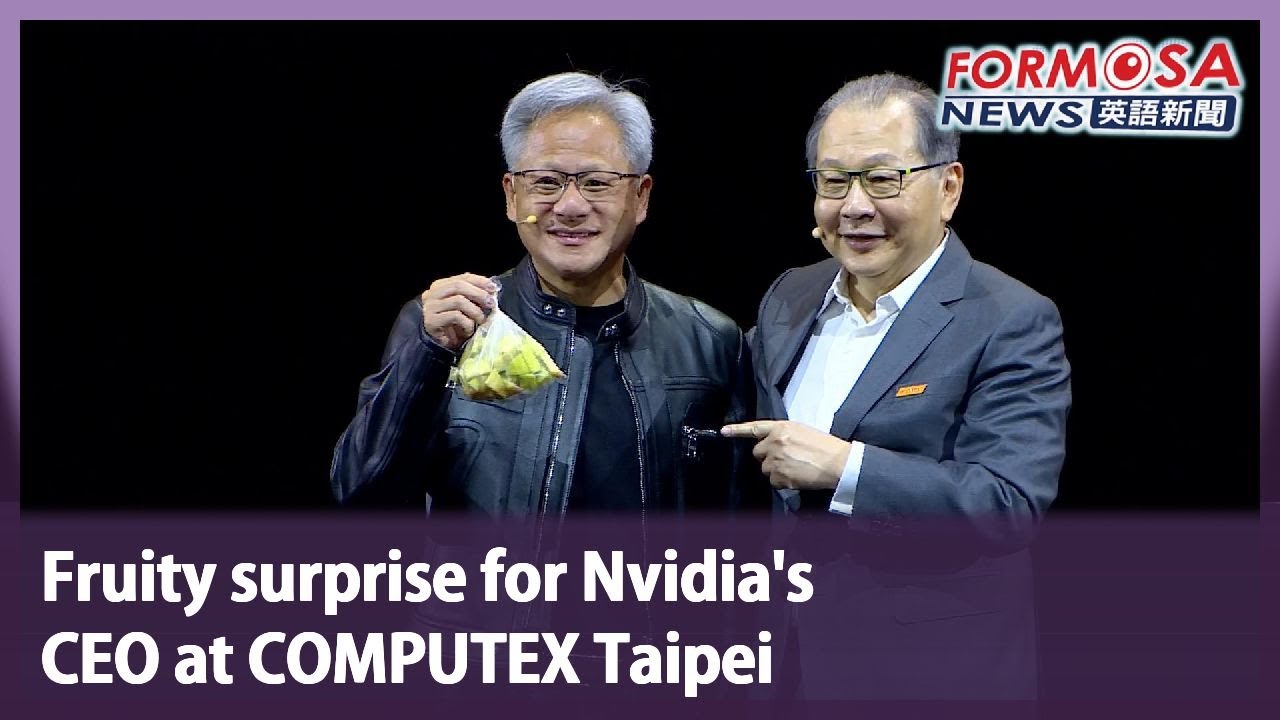 Fruity surprise for Nvidia’s CEO at COMPUTEX Taipei｜Taiwan News