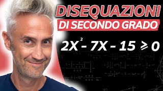 DISEQUAZIONI DI SECONDO GRADO - La Fisica Che Ci Piace