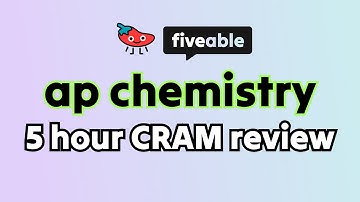 AP Chemistry – 5 hour CRAM review all units