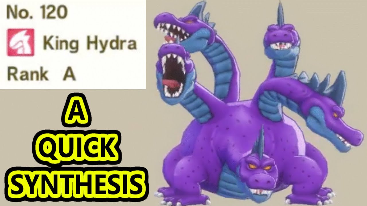 A Rank Synthesis King Hydra Dragon Quest Monsters The Dark Prince - YouTube