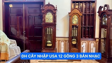 ĐỒNG HỒ TẠ CÂY 12 GÔNG 3 BẢN NHẠC NGÂN NGA NHẬP MỸ NGUYÊN BẢN