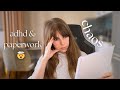 Paperwork and ADHD | Why it feels impossible to deal with
