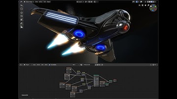 Intergalactic Spaceship Test in Blender 2.8 Eevee