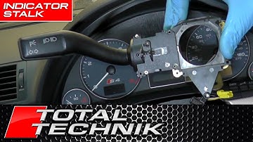 How to Remove Indicator Stalk Switch COMPLETE GUIDE | Audi A4 S4 RS4 | B6 B7 (2001-2008)