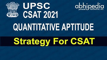 UPSC CSAT 2021 I Previous year Question Analysis I Exam strategy By Munesh Ma