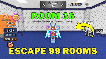 How To Complete Room 36 in Roblox Escape 99 Rooms | Stage 1