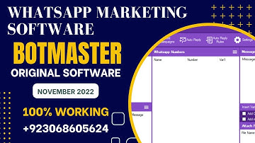 Botmaster SMS sending and number filters issues resolved 100% WORKING,  WHATSAPP MARKETING SOFTWARE