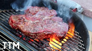 How to Cook a Chuck Roast on the Weber Kettle~Grilled Chuck Roast