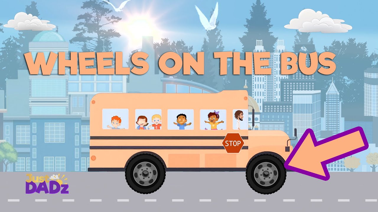 WHEELS ON THE BUS GO ROUND AND ROUND | Kids Learning | Educational ...