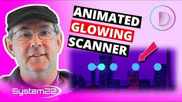 Divi Theme Animated Glowing Scanner With Link