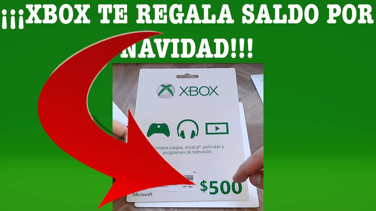 Marcha mala Requisitos Conciso BOOOOM Microsoft Regala SALDO Por Navidad Xbox!!! - YouTube