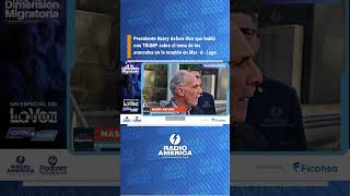 Asfura y Trump conversan sobre TPS, Seguridad y crimen organizado