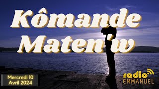 Kômande Maten'w |Radio Emmanuel| Past P.b. Roche