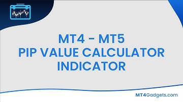 Pip Value Calculator Indicator for MT4 and MT5