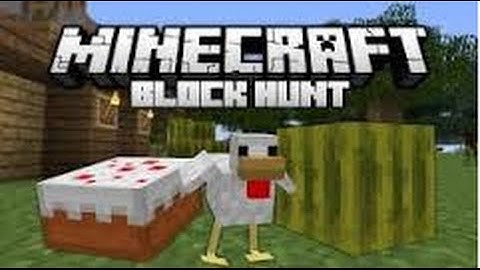 Minecraft Mineplex Minigames:[BLOCK HUNT][COMMENTARY]