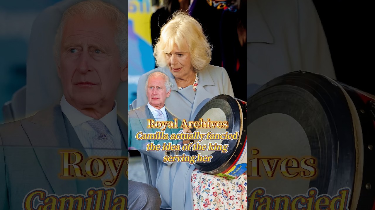 Camilla actually fancied the idea of the king serving her #queencamilla#kingcharles