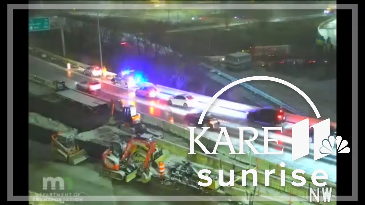 Roads remain slick for Thursday morning commute - YouTube