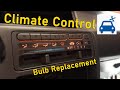 How to Replace your Climate Control Light Bulbs - Honda Civic EG - Draft Project