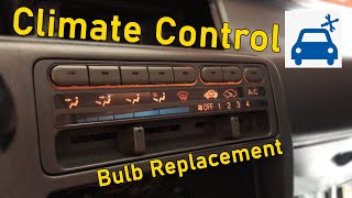 How to Replace your Climate Control Light Bulbs  Honda Civic EG  Draft Project