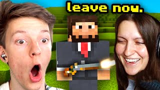 BULLYING YouTubers in Minecraft